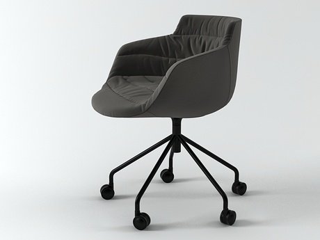 Flow armchair 5 legs 12