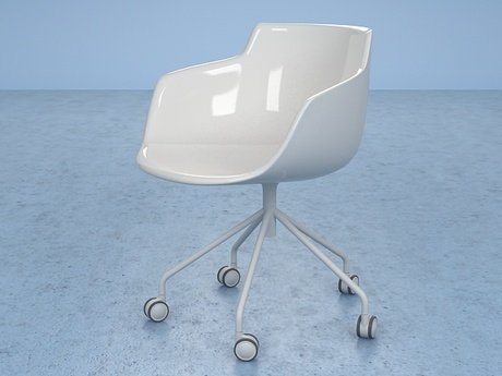 Flow armchair 5 legs 14