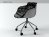 Flow armchair 5 legs 22