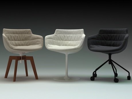 Flow armchair 5 legs 13
