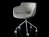 Flow armchair 5 legs 9