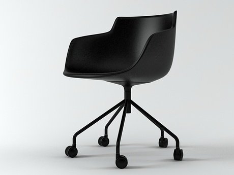 Flow armchair 5 legs 19