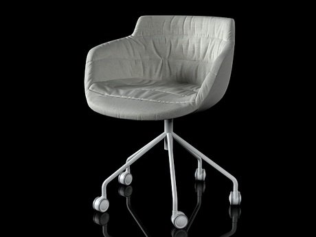 Flow armchair 5 legs 9