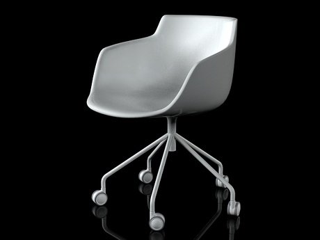 Flow armchair 5 legs 18