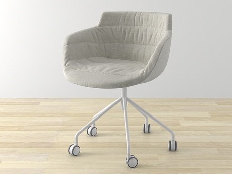 Flow armchair 5 legs 8