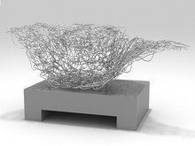 Sculpture On Socle Sitting Object SOS145