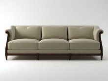 Exposed Wood Sofa