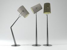 Fork floor lamp