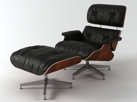 Eames Lounge Chair and Ottoman 8