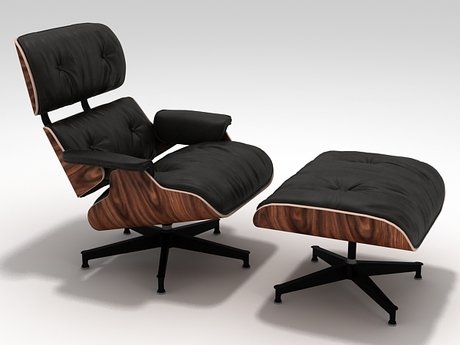 Eames Lounge Chair and Ottoman 9