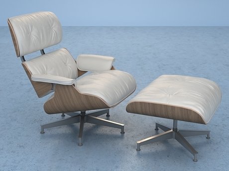 Eames Lounge Chair and Ottoman 10
