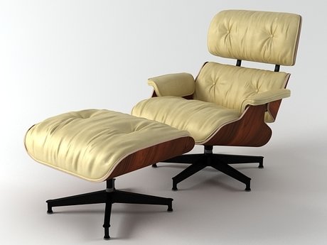 Eames Lounge Chair and Ottoman 4