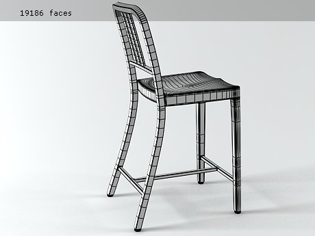 Navy Counter Stool 4