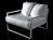 Flat armchair 12