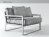Flat armchair 15