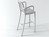 Navy Barstool With Arms 1