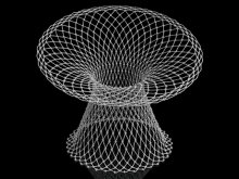 White Fishnet Chair