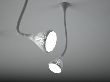 Pipe wall and ceiling lamp