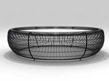 Croissant Large Coffee Table