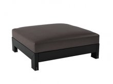 Alison Black ottoman