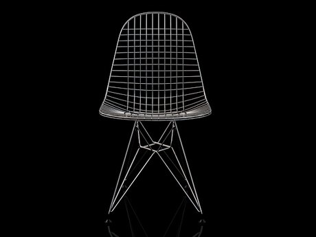 Wire Chair DKR 17