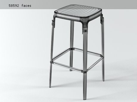 Steelwood  stool 11