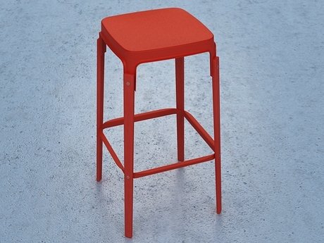 Steelwood  stool 6