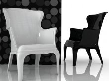 Polycarbonate armchair