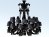 Black Zenith Chandelier 4