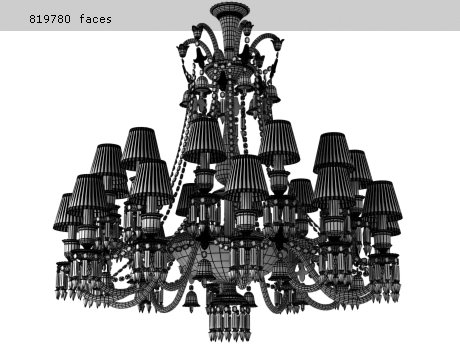 Black Zenith Chandelier 6