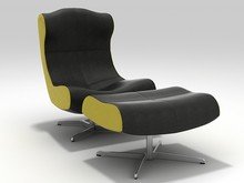 Alster Armchair and Footstool