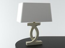 Alabaster Concentric Circles Lamp PH206