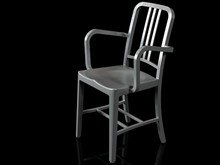 Navy Armchair