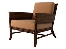 Rawhide Weave Lounge Chair