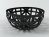 Strip leather baskets 12