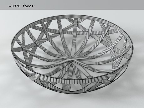 Strip leather baskets 20