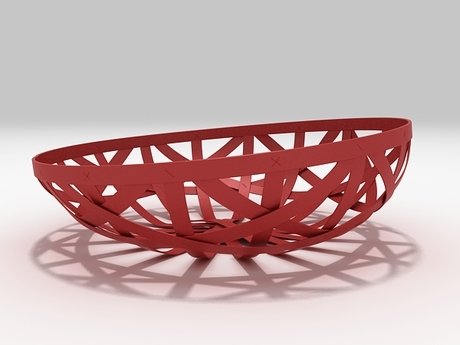 Strip leather baskets 7