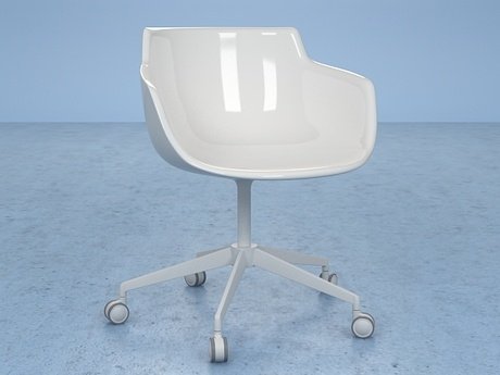 Flow armchair 5-star base 16