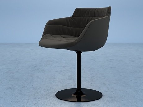 Flow armchair-central leg 14
