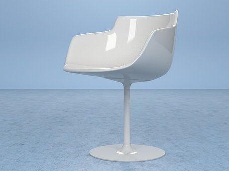 Flow armchair-central leg 20