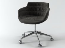 Flow armchair 5-star base