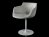 Flow armchair-central leg 7