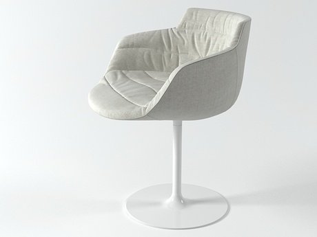 Flow armchair-central leg 5