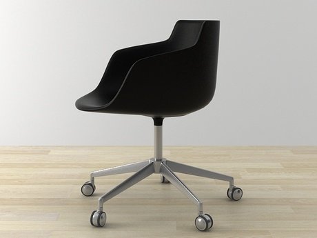 Flow armchair 5-star base 21