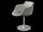 Flow armchair-central leg 9