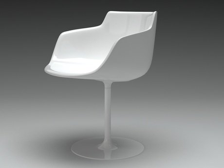 Flow armchair-central leg 22