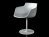 Flow armchair-central leg 21
