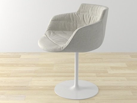 Flow armchair-central leg 6