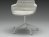 Flow armchair 5-star base 12