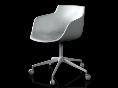 Flow armchair 5-star base 18